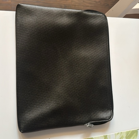 Bvlgari Womens Coated Canvas Zip Around Pouch Clutch Handbag Gray Black - Picture 3 of 3